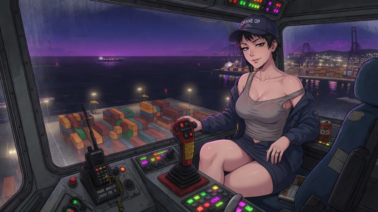 Stick — Crane cab adult visual novel cover