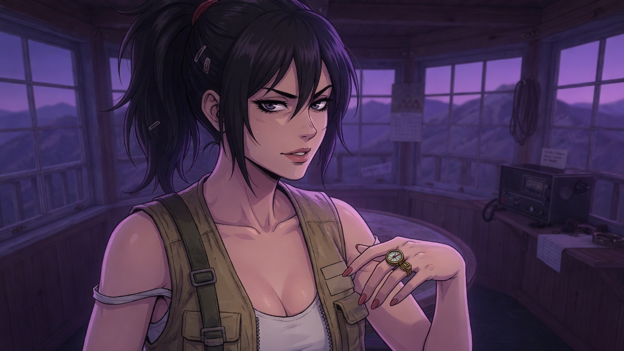 Lookout — Fire tower adult visual novel cover