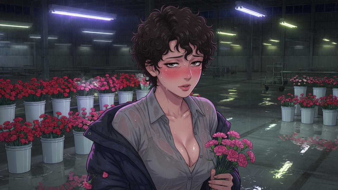Paddle — Flower auction adult visual novel cover