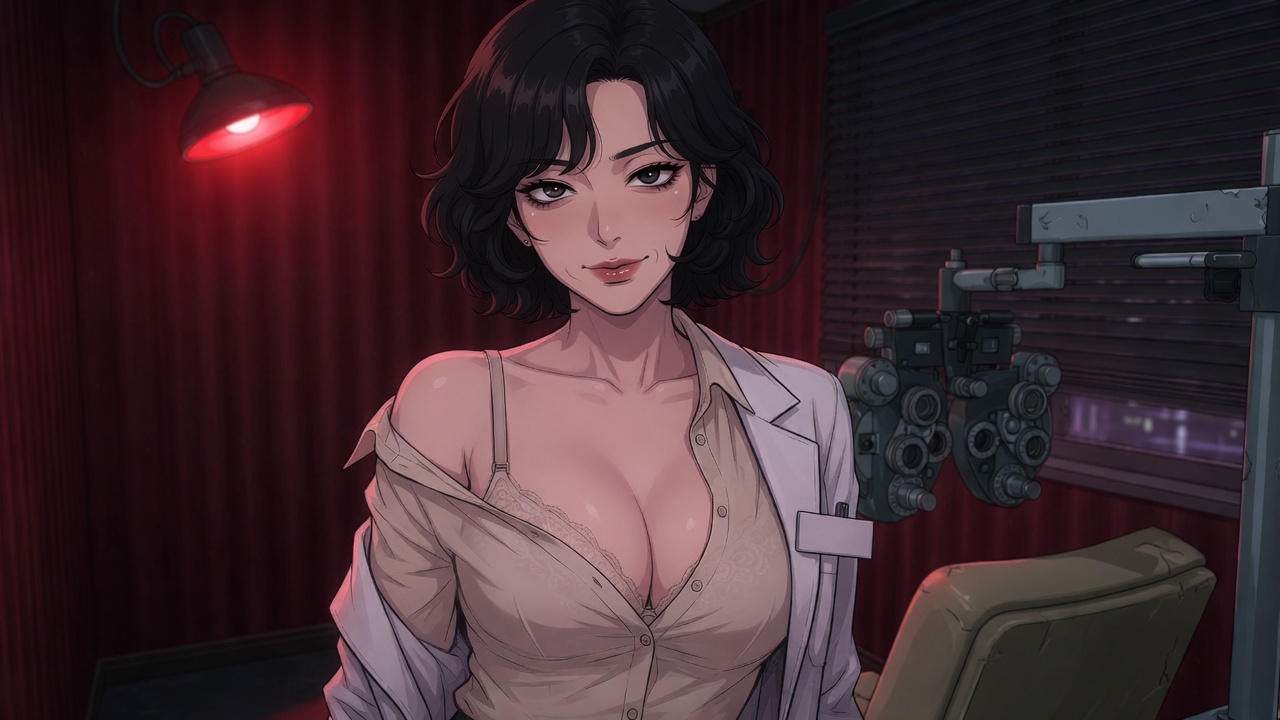 Dilation — Dark exam adult visual novel cover