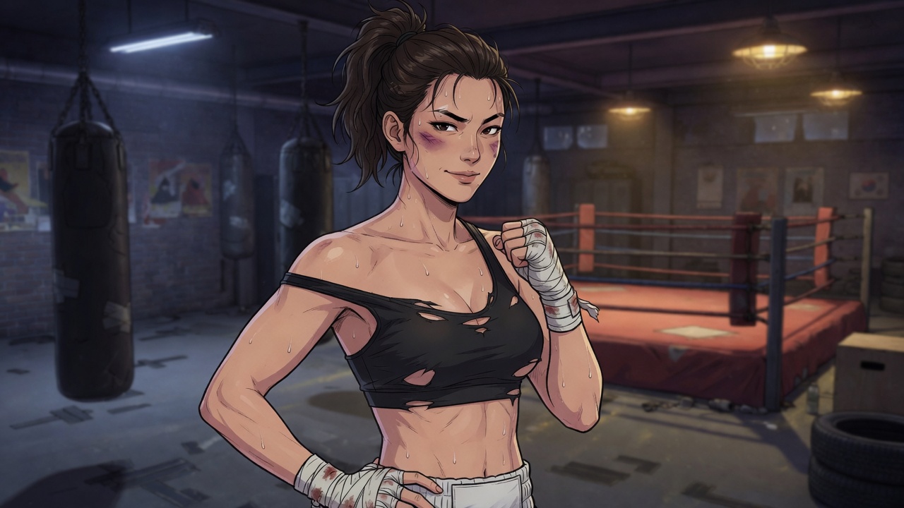 After Sparring — Boxing adult visual novel cover