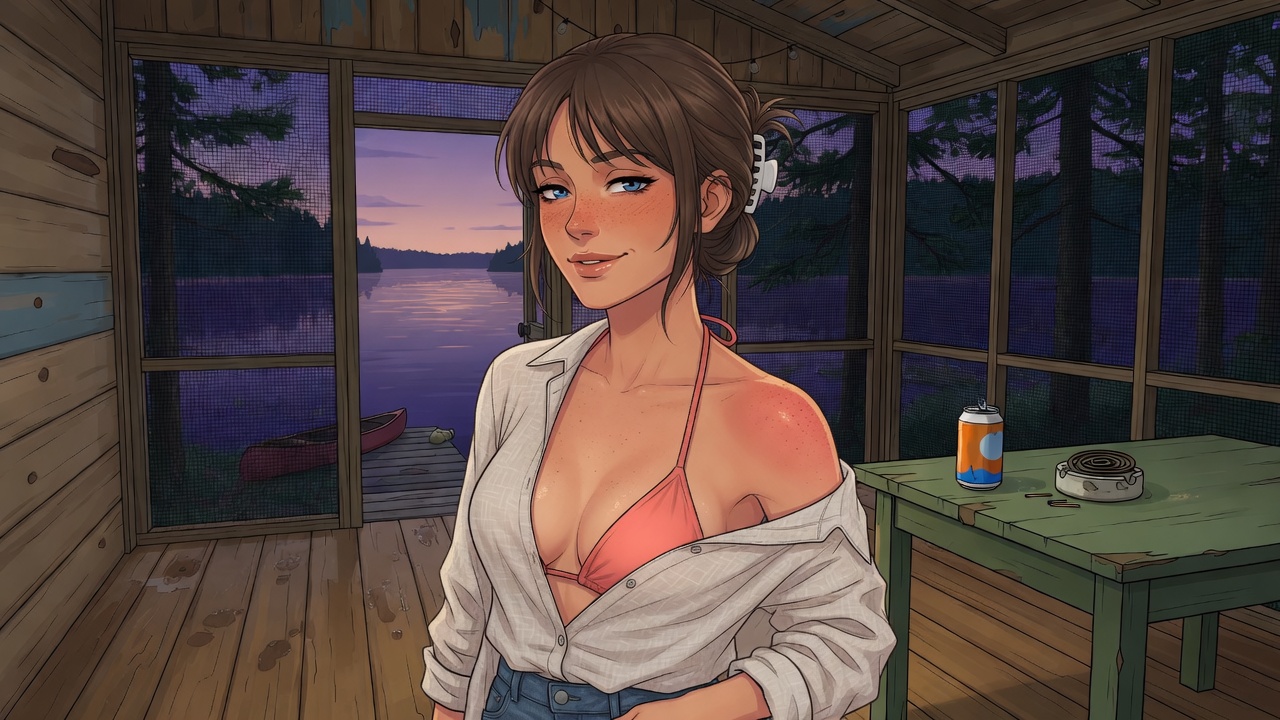 Shared Dock — Cabin adult visual novel cover