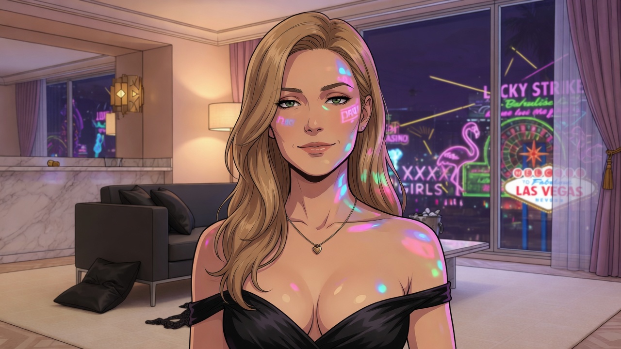 The Suite — Vegas adult visual novel cover