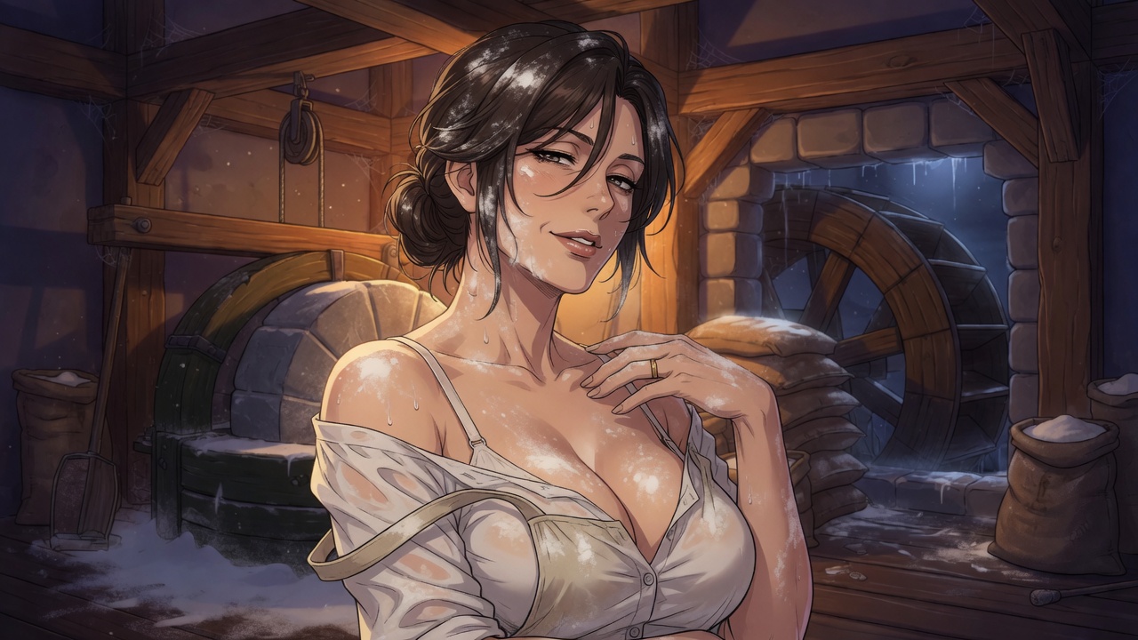 Wheel — Water mill adult visual novel cover